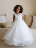 Eliora Grace Girls Communion Dress | Lace & Tulle Gown