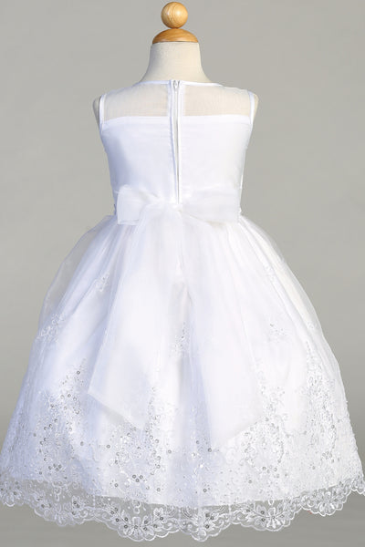 Girls First Communion Dress Dress Embroidered Beaded Lace Girls Dress