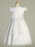 Emily Holy Communion Dress – Tea Length First Communion Lace Dress