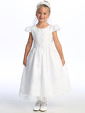 Emily Holy Communion Dress – Tea Length First Communion Lace Dress