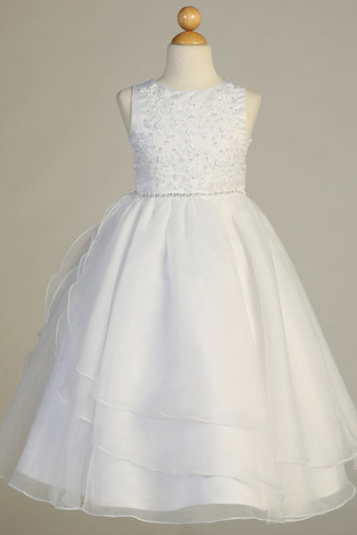 Sophia Tea-Length Communion & Flower Girl Dress
