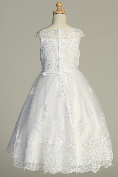 Lillian Pearl Embellished Dress – Communion & Special Events