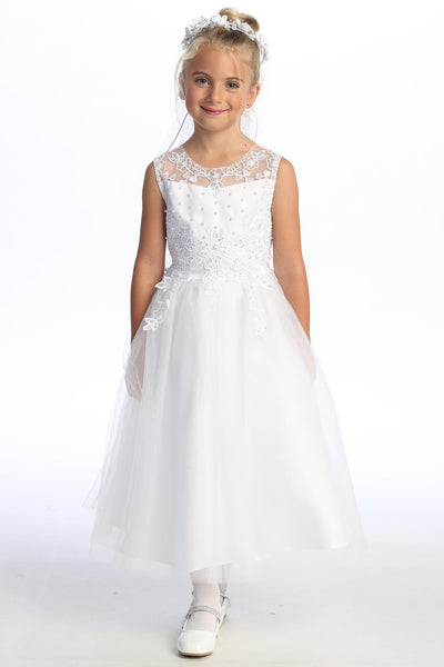 Lillian Grace Tea-Length Dress – Communion & Special Occasion
