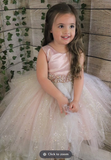 Amalee Couture Beautiful Flower Girl Tulle Dress 