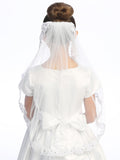 Abigale Kids’ First Communion Veil – 24" Veil with Comb