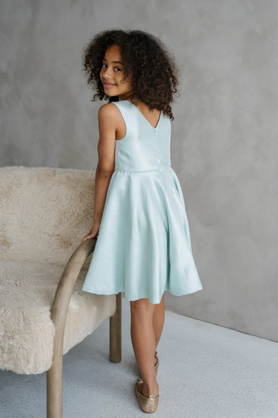 Maribel Tiffany Blue Girls Dress | Teter Warm Couture