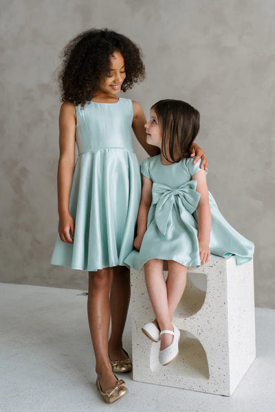 Maribel Tiffany Blue Girls Dress | Teter Warm Couture