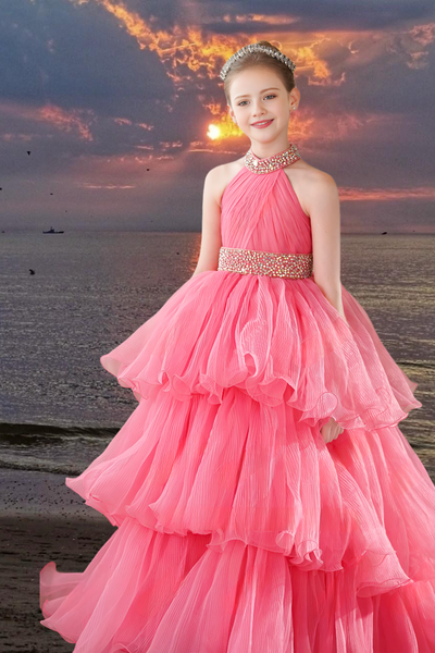 Arielle Rose Gown – Watermelon Girls Pageant Dress | 2Cute
