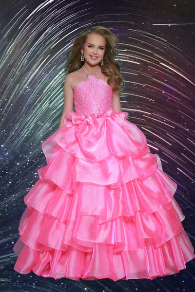 2Cute Renata Pageant Dress in Hot Pink, Royal, or White