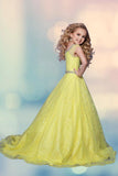 Turquoise Glitter Pageant Dress – 2Cute Girls Gown