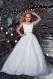 Girls Light Blue Pageant Dress – 2Cute Celine Father Daughter Gown