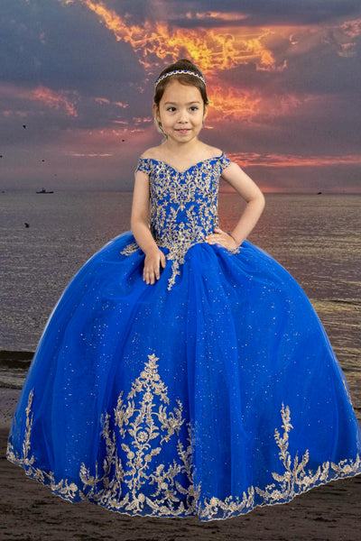 Alissa Girls Navy Pageant Dress – Blush Kids