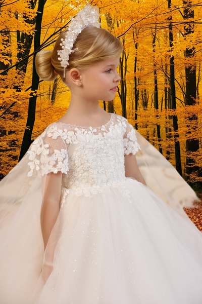 Elowen Pearl Princess Gown | Pentelei Couture