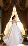Pentelei Couture Satin & Lace Communion Dress