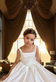 Pentelei Couture Satin & Lace Communion Dress