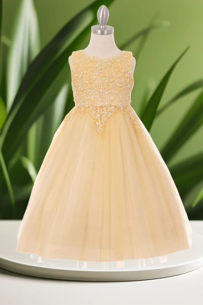 Juliette Belle Dress – Puff Sleeve Communion Gown