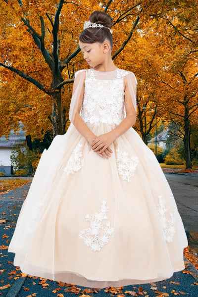 Cambria Gown – Communion or Flower Girl Dress