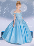 Camellia Ruby Bloom Gown – Burgundy Dress for Flower Girls & Parties