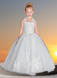 Amara Bloom Gown – Communion & Pageant Dress for Girls
