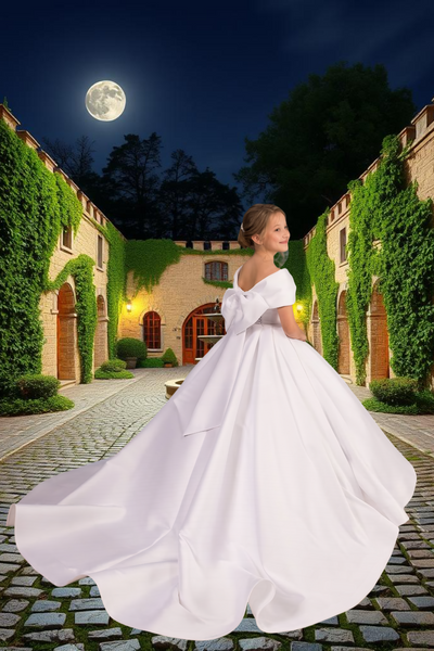 Elara Luxe White Couture Gown | Fashion Couture