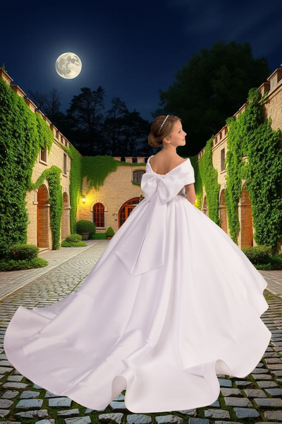 Elara Luxe White Couture Gown | Fashion Couture