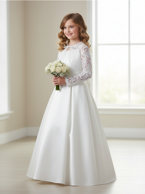 Girls White Lace Bolero Jacket | Communion & Flower Girl