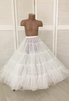 Children’s Hoop Petticoat – Full-Length Crinoline Slip for Ball Gowns