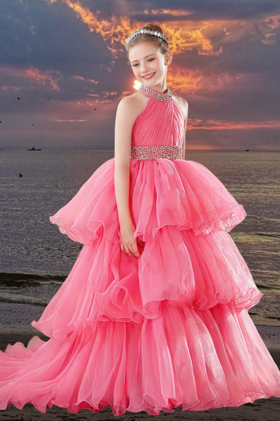 Arielle Rose Gown – Watermelon Girls Pageant Dress | 2Cute