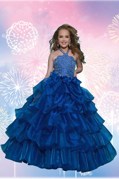 2Cute Renata Pageant Dress in Hot Pink, Royal, or White