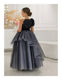 Serena Dress - Luxurious Handmade Couture Gown for Girls