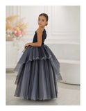 Serena Dress - Luxurious Handmade Couture Gown for Girls