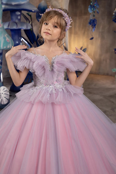 Seraphina Couture Gown - Custom Luxury Dress for Girls' Special Events