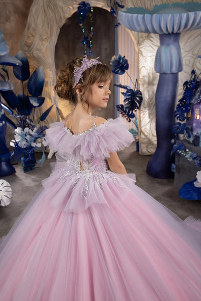 Seraphina Couture Gown - Custom Luxury Dress for Girls' Special Events