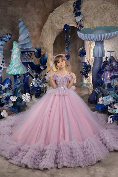 Seraphina Couture Gown - Custom Luxury Dress for Girls' Special Events