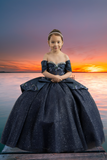 Layla Midnight Sparkle Pageant Gown for Girls