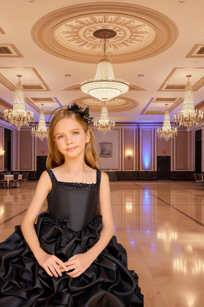 Noctura Royale Black Dress | Pentelei Couture
