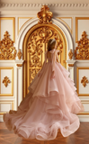 Blush Pink Pageant Flower Girl Dress | Pentelei Couture Gown