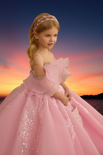 Aveline Stardust Gown | Pentelei Couture Girls Dress