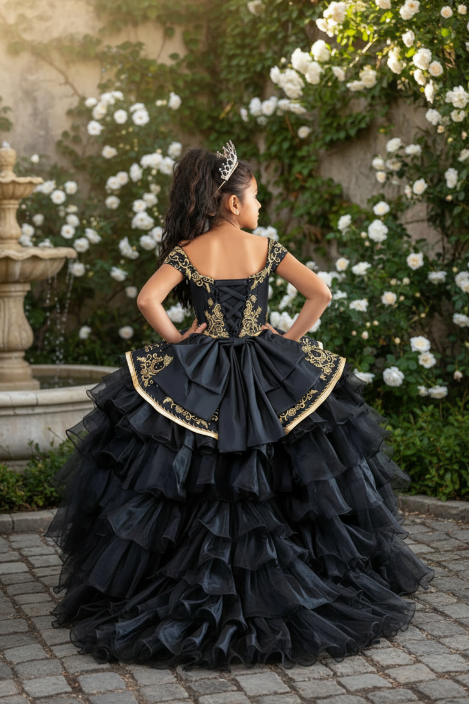 slim fit dress slacks MORILEE #89415 BLACK/PINK Contrasting Ombré Embroidered Quinceañera Dr –  PROM BAE
