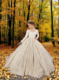 Anastelle Ivory Brocade Gown | Fashion Couture