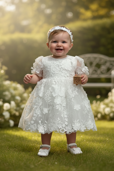 Teter Warm Aurelia Meadow Baby Christening Dress