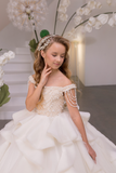 Elysiane Grace Girls Fashion Couture Pageant Gown