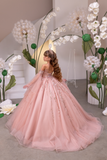Araminta Rose Fashion Couture Girls Pageant Gown | Blush Kids