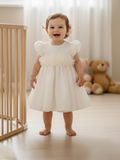 Amelisse Grace Off White Baby Dress | Teter Warm Couture