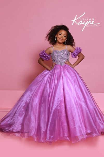 Sugar Kayne Glitter Tulle Gown – Perfect for Princess Moments