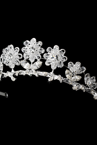The Layla Flower Girl Crystal Tiara