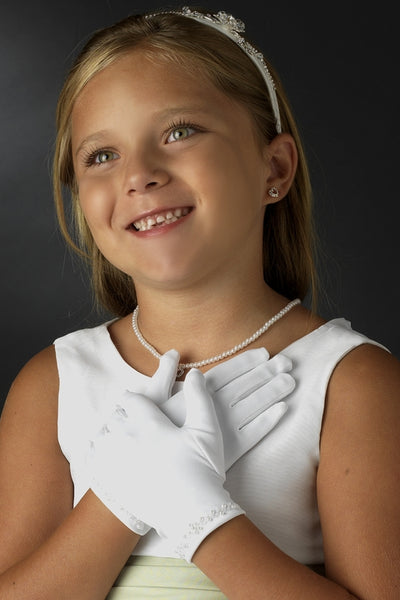 Adrian Kids Flower Girl Special Occasion Gloves