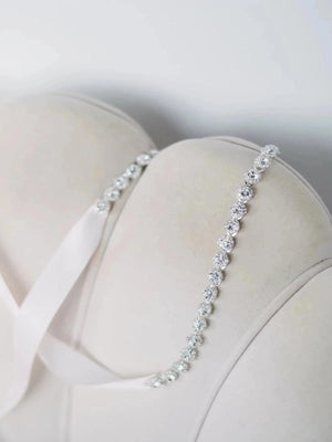 Crystal Sash Belt for Flower Girl & Communion Dresses