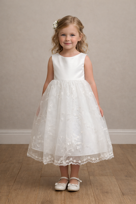 Celestine Grace Amalee Couture Bow Back Communion Dress