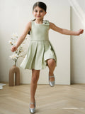 Amelia Soft Green Girls Couture Dress | Teter Warm